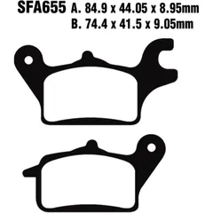 Bremsklotz Standard Scooter EBC passend für: Yamaha MWS, MWD, MW