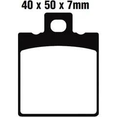 Brake pads std EBC fa047tt for: Ducati Monster, Supersport, 916, Moto Guzzi V (65, 35, 11, 50, 75, 10), NTX, Nevada