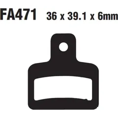 Brake pads std ebc FA471