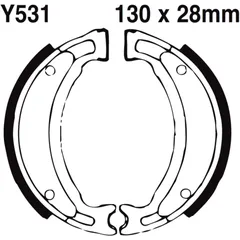 Bremsbacken mit Feder EBC passend für: AJS JS, Yamaha XC, YFM