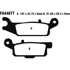 Bremsklotz Standard EBC passend für: Yamaha YFM 7370064
