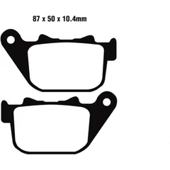 Bremsklotz Semi-Sinter V EBC für Cruiser und Touring Bikes 7370077