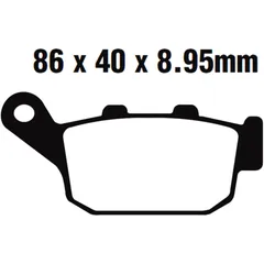 Bremsklotz Semi - Sinter V EBC passend für: Honda NC, CB, CBR