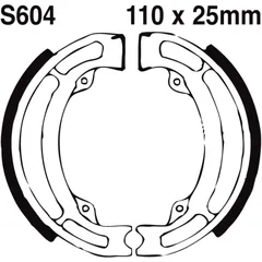 Bremsbacken mit Feder EBC gerillt passend für: Suzuki LT - Z, DR - Z, LT - A