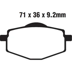 Brake pads sintered mx-s ebc MXS101