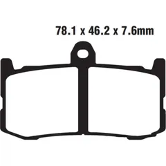 Brake pads sintered epfa ebc EPFA491HH