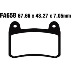 Bremsklotz Standard EBC passend für: Benelli BN, Leoncino, TRK 251, KSR - Moto Code, GRS