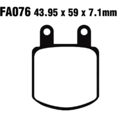 EBC Standard Bremsklötze für Motorräder 7370166