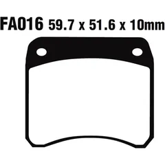 Brake pad sinter gpfa EBC gpfax016hh for: Triumph T (140, 150, 160), TR7, TR65
