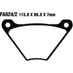 EBC Standard Bremsklötze für Motorräder 7370547