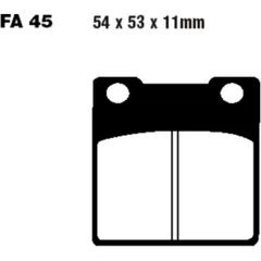 Bremsklotz Semi - Sinter V EBC passend für: Honda CB, CM