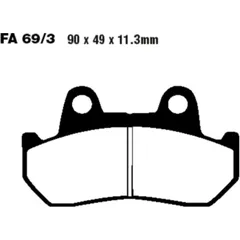 Bremsklotz Semi - Sinter V EBC passend für: Honda GL, VF, CBR