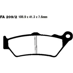 Bremsklotz Semi - Sinter V EBC passend für: BMW R, F (650, 850, 800, 750, 700, 900), K, G
