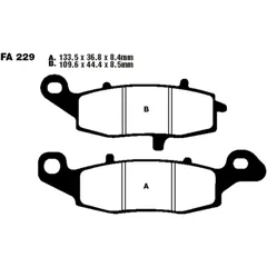 Bremsklotz Semi - Sinter V EBC passend für: Kawasaki VN, ER - 6F, ER - 6N