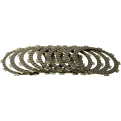 Clutch plate SET std EBC altn 7380355/7387558 for: Honda CBR, CB, CBF, Triumph Tiger, Street Triple, TT