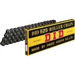 DID NON O-RING CHAIN 525/108 OPEN CHAIN WITH CLIP LINK