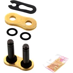 DID X-Ring Kette Gold/Schwarz 428VX für Motorräder