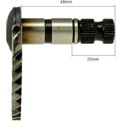 Kickstarterwelle GY6 101 Octane 48 mm / 22 mm passend für: Baotian BT49QT - 7A1, BT49QT - 10, BT49QT - 12A1