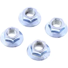 Cylinder head nut JMP M7X1mm cont 4 pcs for: Yamaha YQ, PW, CS, YN, Aprilia SR, Scarabeo, Rally
