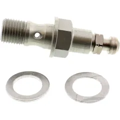 Hohlschraube einfach M10 x 1 19 mm mit Entlüfterventil passend für: Husqvarna FC, TC, Supermoto