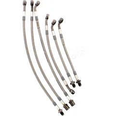 Bremsschlauch Stahlflex Kit Anschluss anthrazit 6 - teilig passend für: BMW K 7570106
