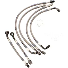Bremsschlauch Stahlflex Kit Anschluss anthrazit 6 - teilig passend für: BMW K 7570108