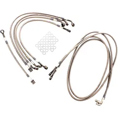 Stahlflex Bremsschlauch Kit 7-teilig anthrazit