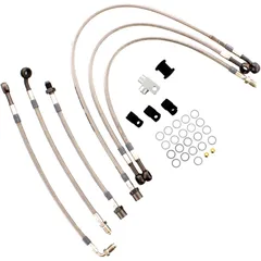 Bremsschlauch Stahlflex Kit anthrazit 6-teilig 7570123