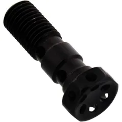 Hohlschraube M10 x 1.25 doppelt Alu Racing schwarz