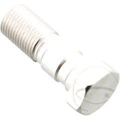 Hohlschraube doppelt 7/16-24 Aluminium silber
