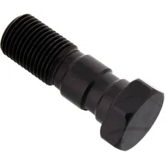 Hohlschraube doppelt 7/16-24 für Motorräder Alu schwarz