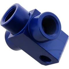 3-Wege Verteiler Typ813 M10 x 1.00 blau für Motorräder