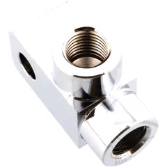 2-Wege Verteiler geschraubt gewinkelt TYP832 3/8 UNF chrom