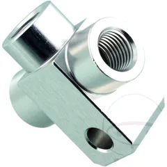 3-Wege Verteiler geschraubt TYP833 3/8 UNF silber