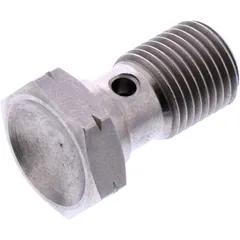 Hohlschraube M10x1 aus Edelstahl in Silber