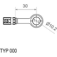 Ringfitting Vario TYP000 10 mm 0 schwarz