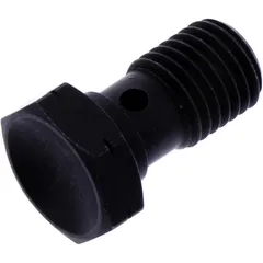 Hohlschraube M10 x 1.25 in Schwarz für Bremsleitungen