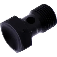 Hohlschraube M12X1 in schwarz Edelstahl