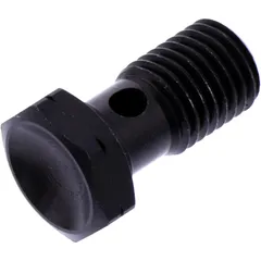 Hohlschraube M12x1.5 in Schwarz für Motorrad