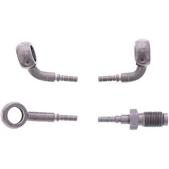 Bremsschlauch Stahlflex Kit Anschluss silber 2 - teilig passend für: BMW K