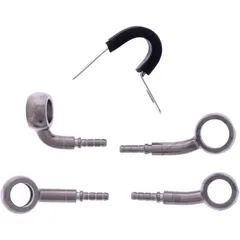 Bremsschlauch Stahlflex Kit Anschluss silber 2 - teilig passend für: Ducati Multistrada