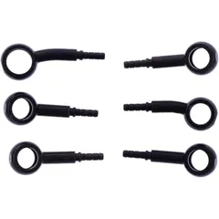 Bremsschlauch Stahlflex Kit Anschluss schwarz 3 - teilig passend für: Ducati Multistrada