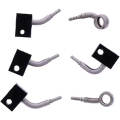 Bremsschlauch Stahlflex Kit Anschluss silber 3 - teilig passend für: Honda CB