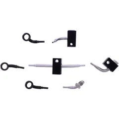 Bremsschlauch Stahlflex Kit Anschluss schwarz 4 - teilig passend für: Honda CB