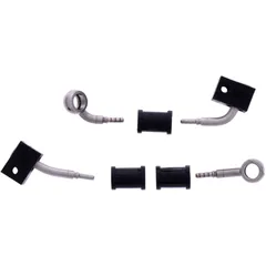 Bremsschlauch Stahlflex Kit Anschluss silber 2 - teilig passend für: Honda CB 7576053