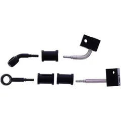 Bremsschlauch Stahlflex Kit Anschluss schwarz 2 - teilig passend für: Honda CB 7576055