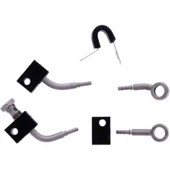 Bremsschlauch Stahlflex Kit Anschluss silber 2 - teilig passend für: Honda CBF