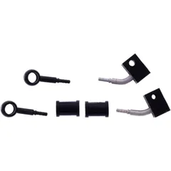 Bremsschlauch Stahlflex Kit Anschluss schwarz 2 - teilig passend für: Honda CBF 7576060