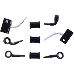 Bremsschlauch Stahlflex Kit Anschluss schwarz 3 - teilig passend für: Honda CBR