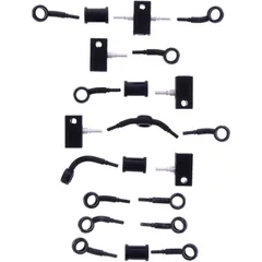 Bremsschlauch Stahlflex Kit Anschluss schwarz 10 - teilig passend für: Honda CBR
